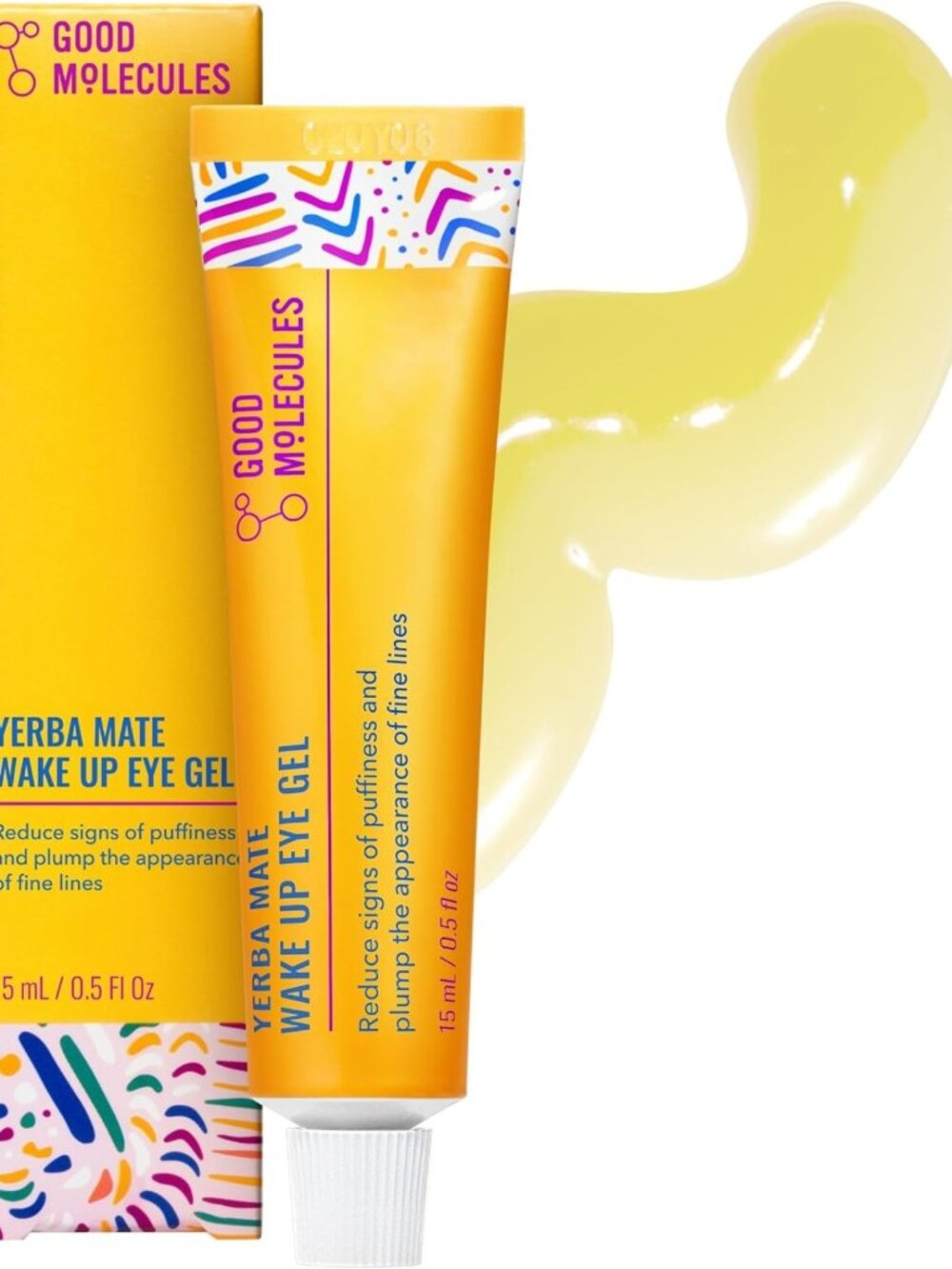 Revitalizing Caffeine Eye Gel - Hydrating Under Eye Cream for Puffiness & Fine